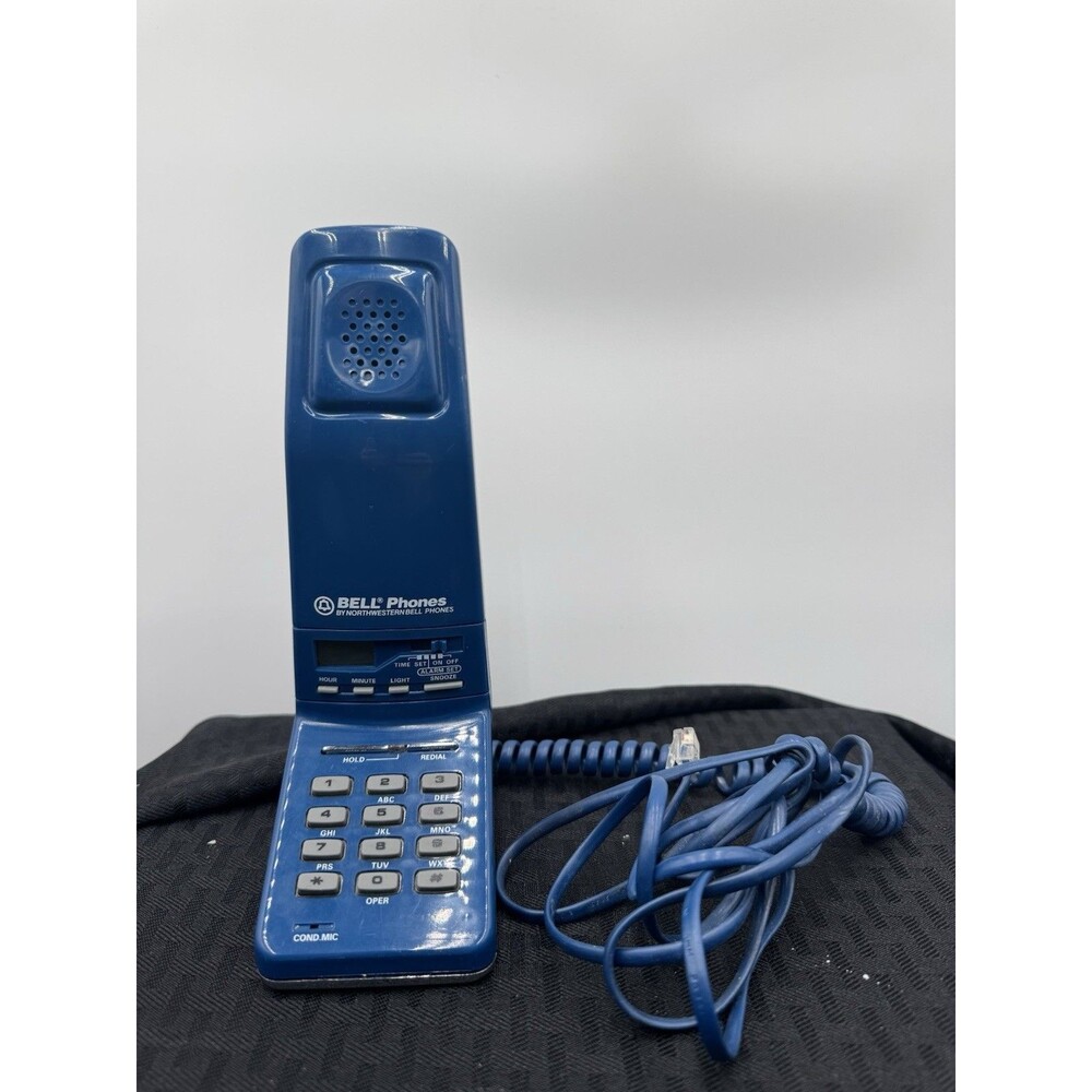 Authentic Vintage BELL Phones 86813 "The Great Little Phone" rare royal blue